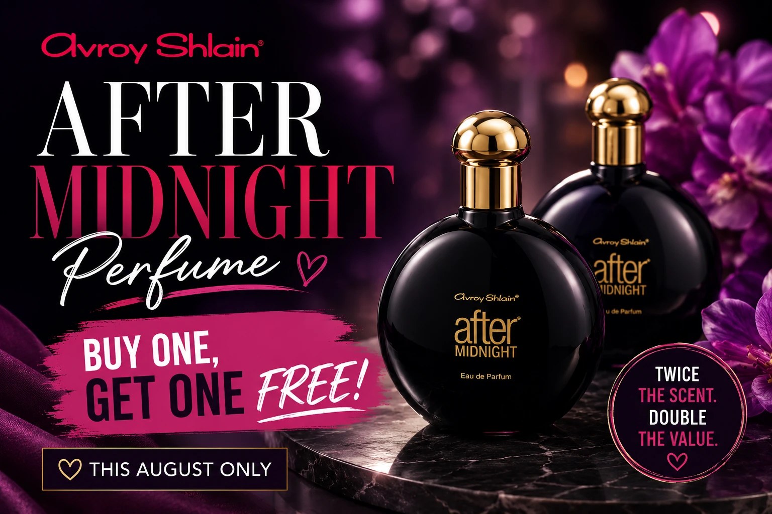 Avroy Shlain After Midnight Perfume — Buy One, Get One Free This August