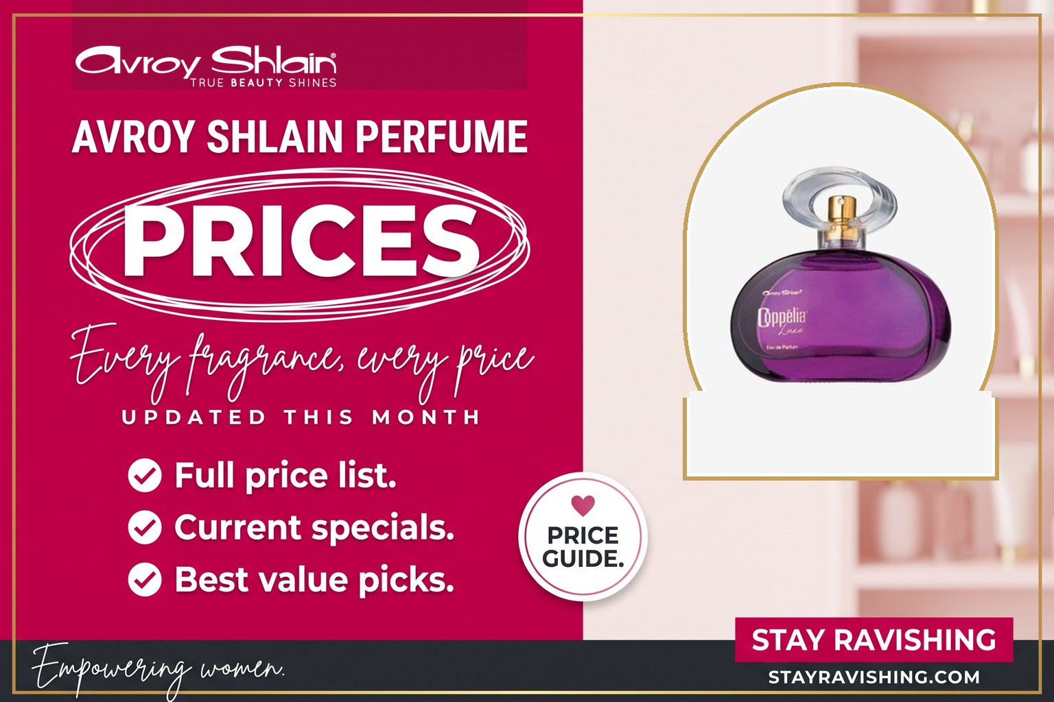 Avroy Shlain Perfume Prices — The August 2026 Specials, Deal by Deal