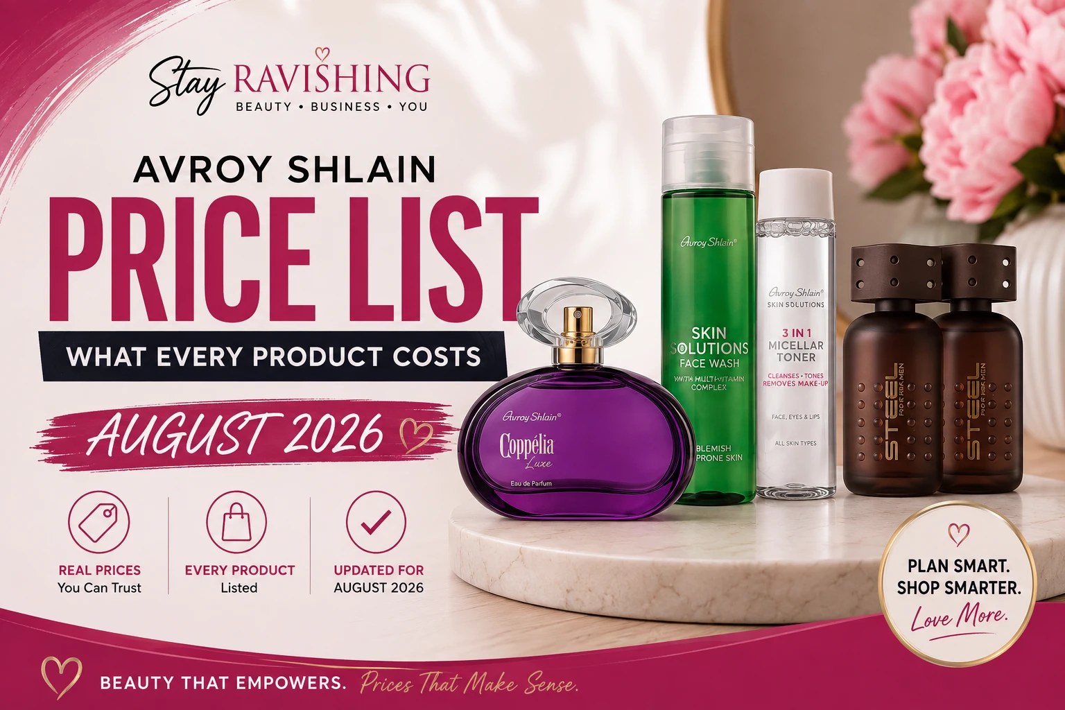 Avroy Shlain Price List — What Every Product Costs (August 2026)