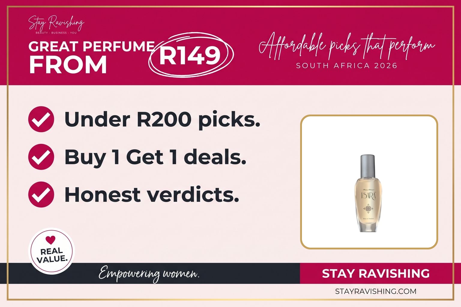 Best Affordable Perfumes in South Africa (Women's)