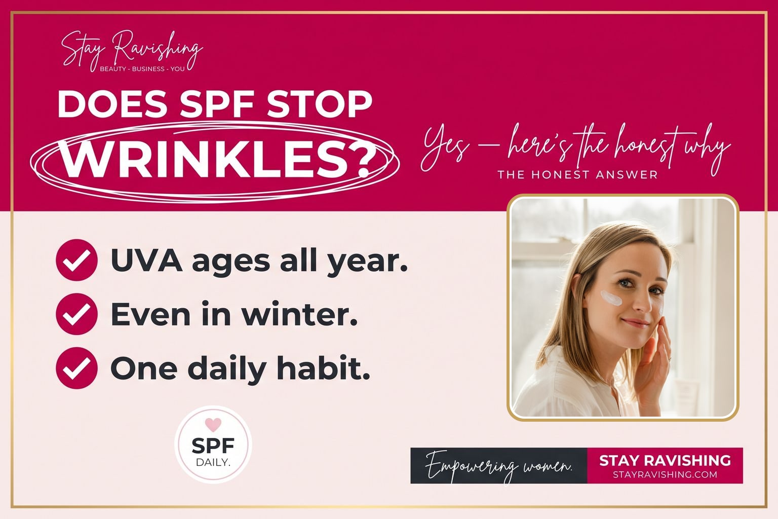 Does Sunscreen Really Prevent Wrinkles? Yes, It Does