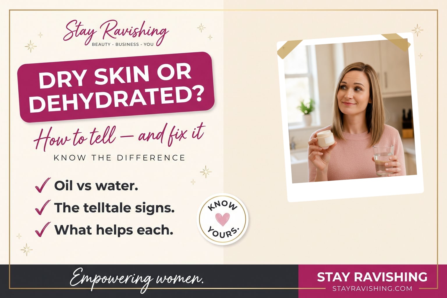 Dry Skin vs Dehydrated Skin: How to Tell (and Fix It)