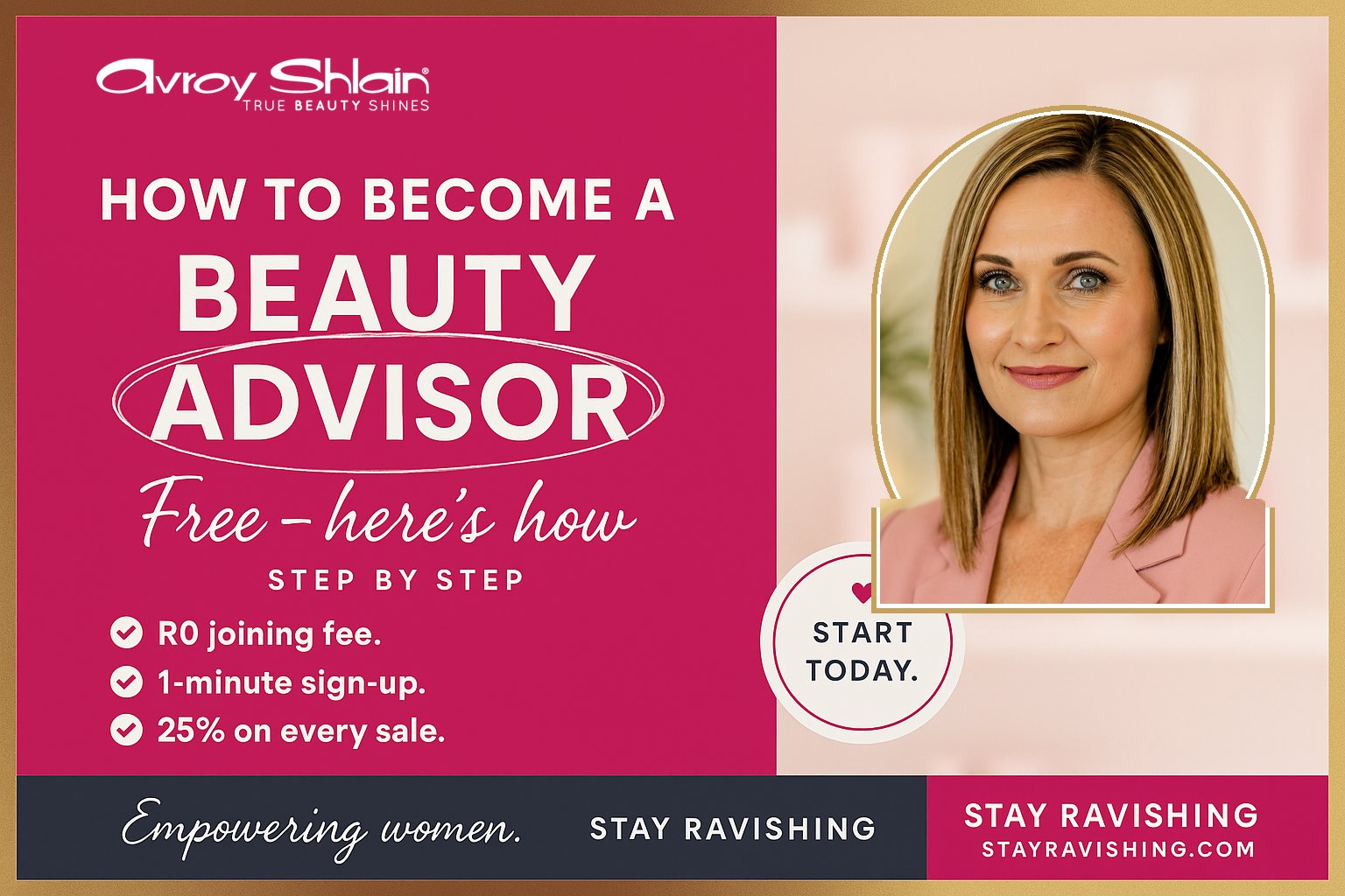 How to become an Avroy Shlain Beauty Advisor