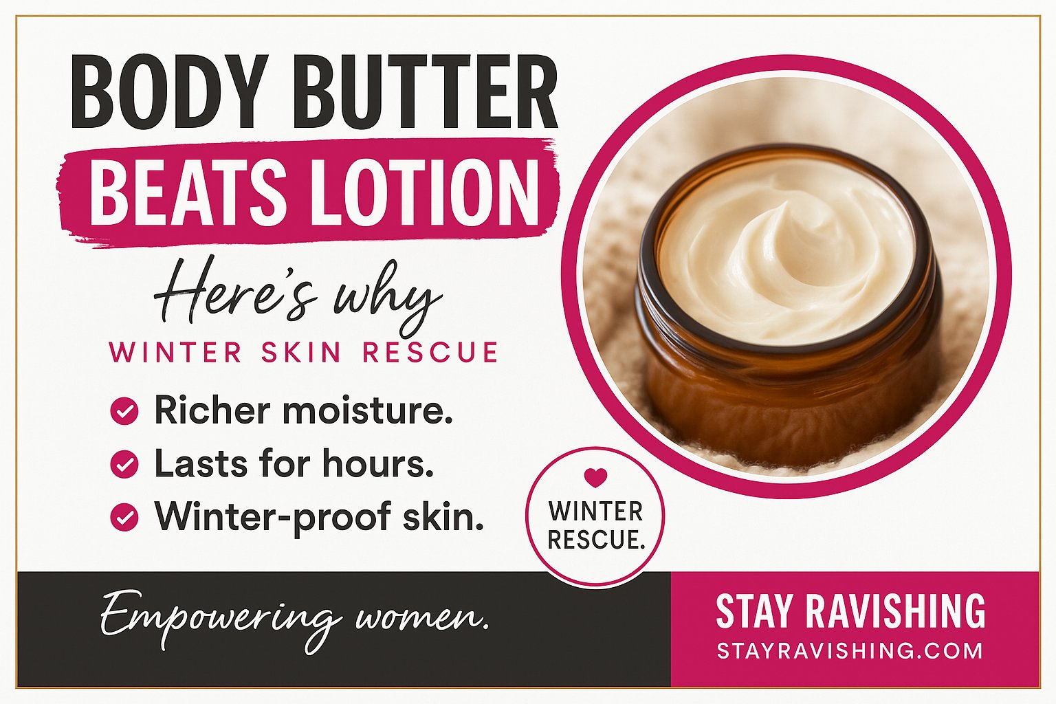 Why Shea Body Butter Beats Plain Lotion for Dry Winter Skin